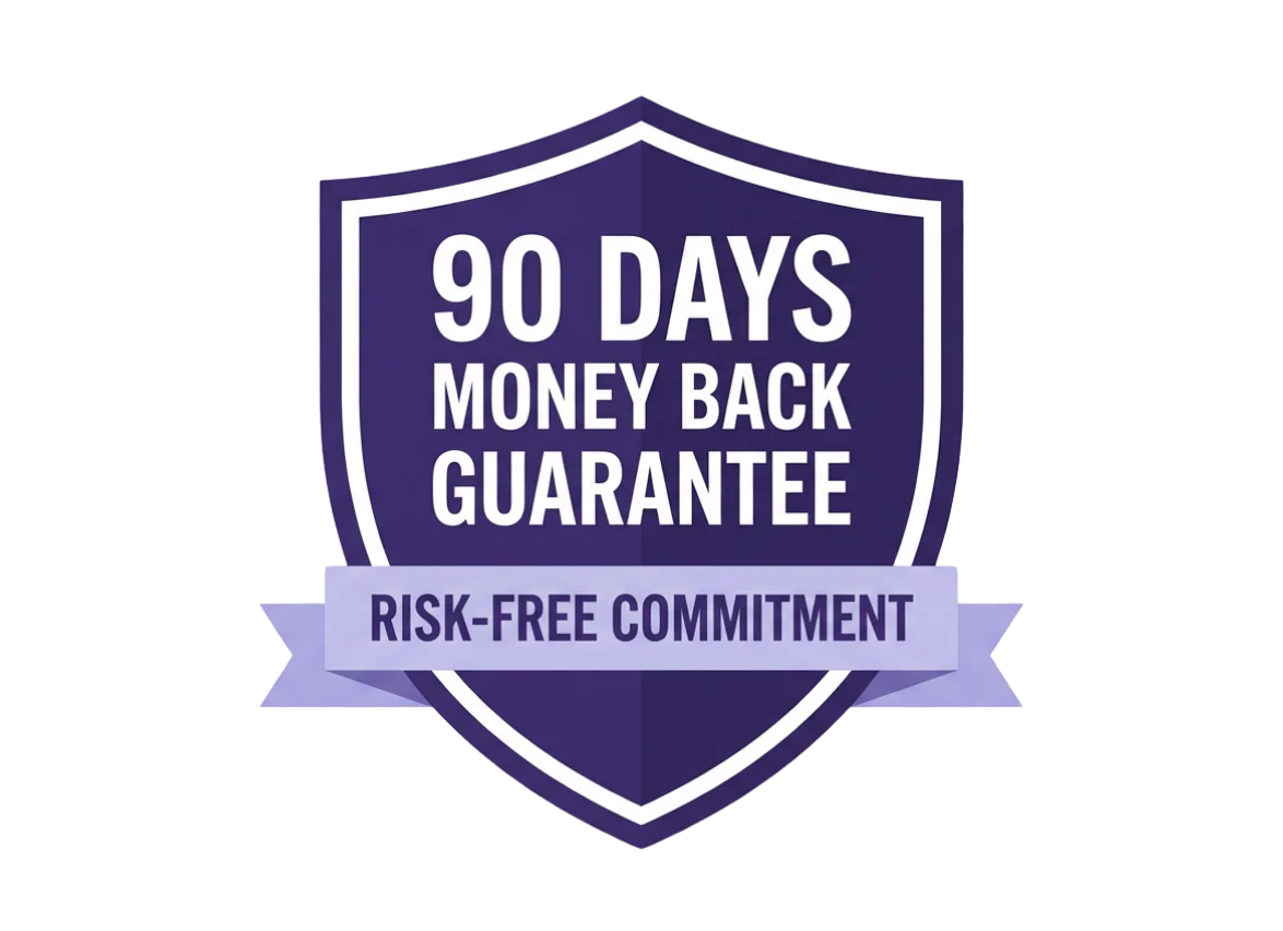 90-day money-back guarantee