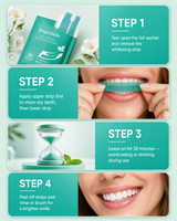 BrightSmile Whitening Strips – Professional-Grade, 30 Min Results